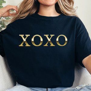 Xoxo Shirt Unisex College Tee Everyday Love T-shirt Gift